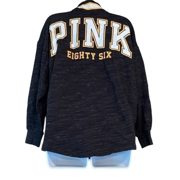 PINK Victoria’s Secret Stadium Quarter Zip Sweatshirt - Picture 3 of 5